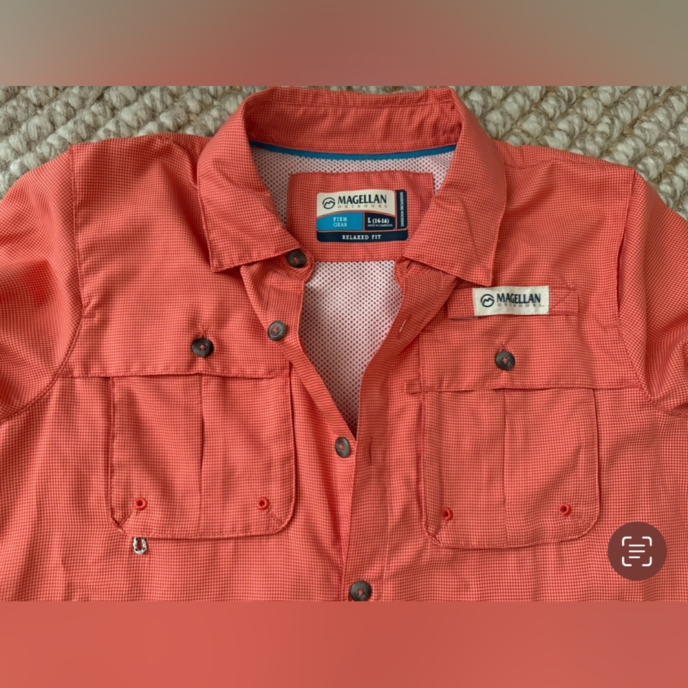 Magellan Outdoors Large 14-16 Relaxed Fit Shirt NWOT